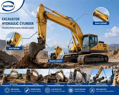 Aplikasi Silinder Hidrolik Ekskavator